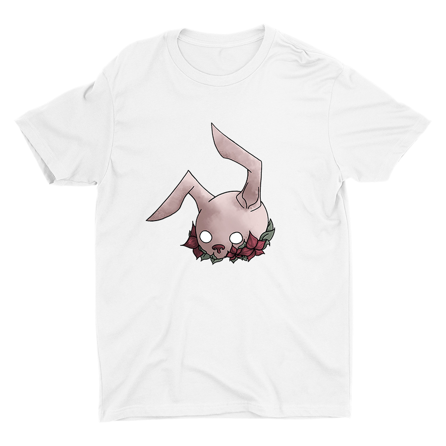 Flower Bunny Printed Cotton Tee