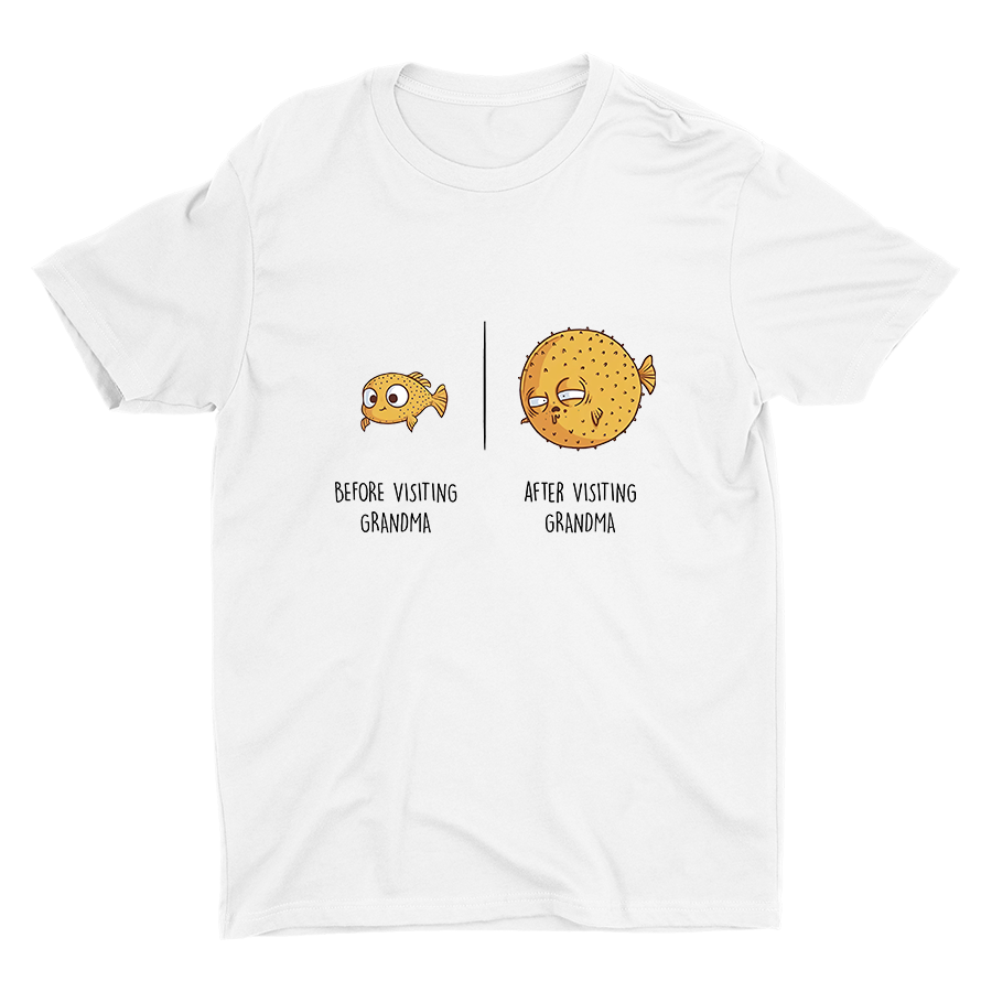 Before/After Visiting Grandma Cotton Tee