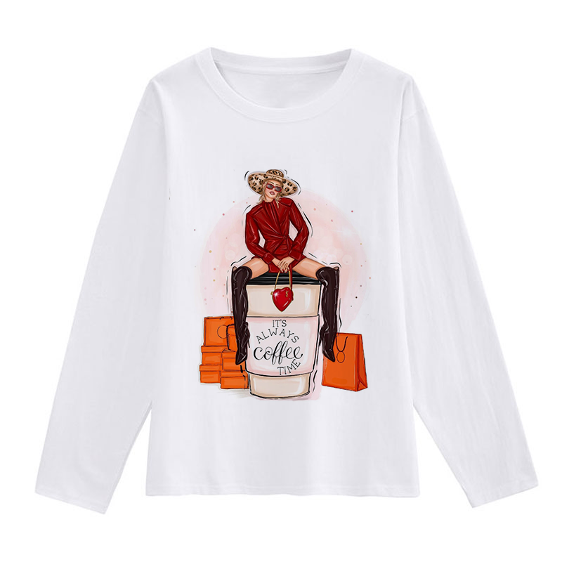 The Goy Of Having Coffee White T-Shirt A