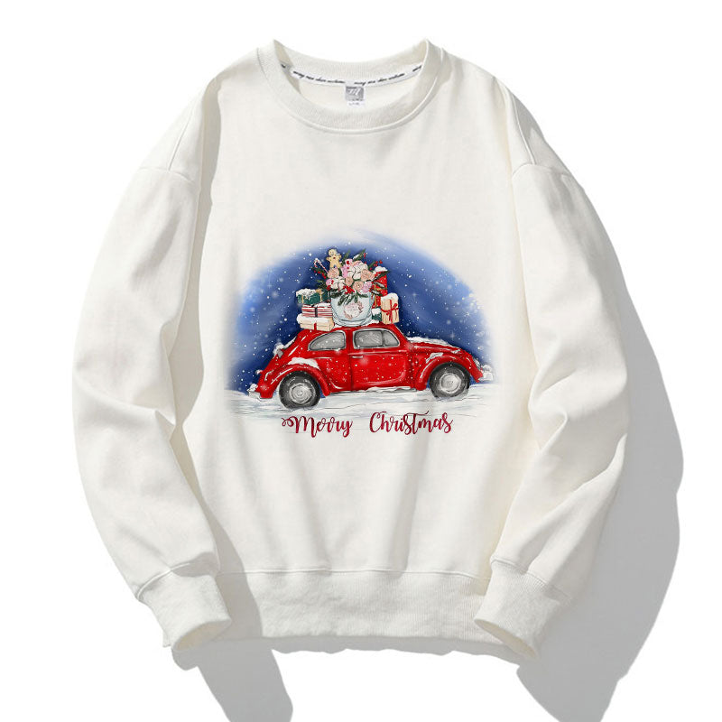 Hello December O-Neck White Sweater Q