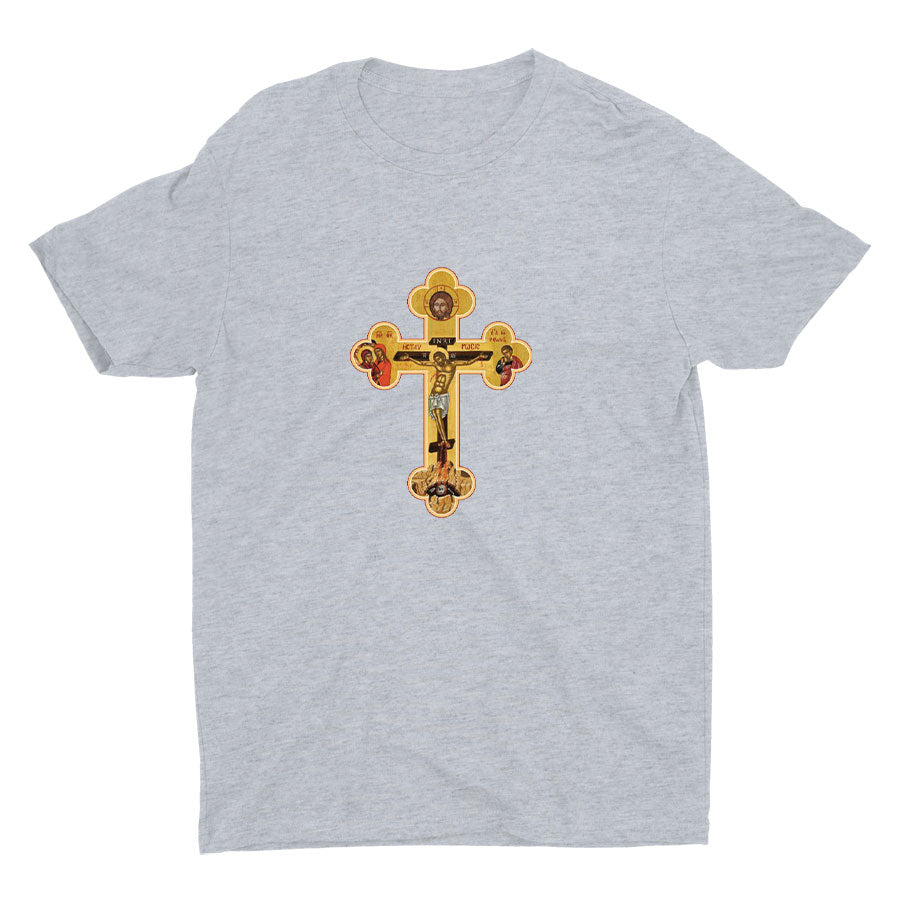 Orthodox Cross Icon Cotton Tee