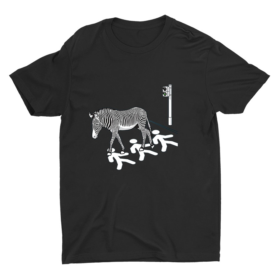 THE "ZEBRAWALK" Cotton Tee