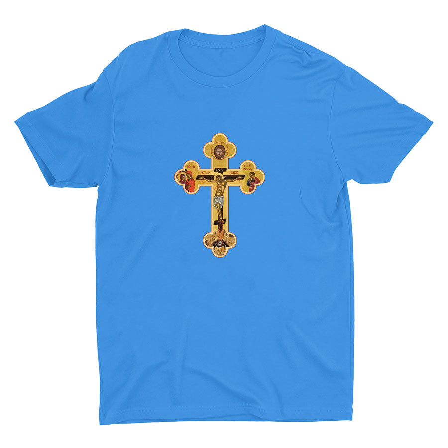 Orthodox Cross Icon Cotton Tee