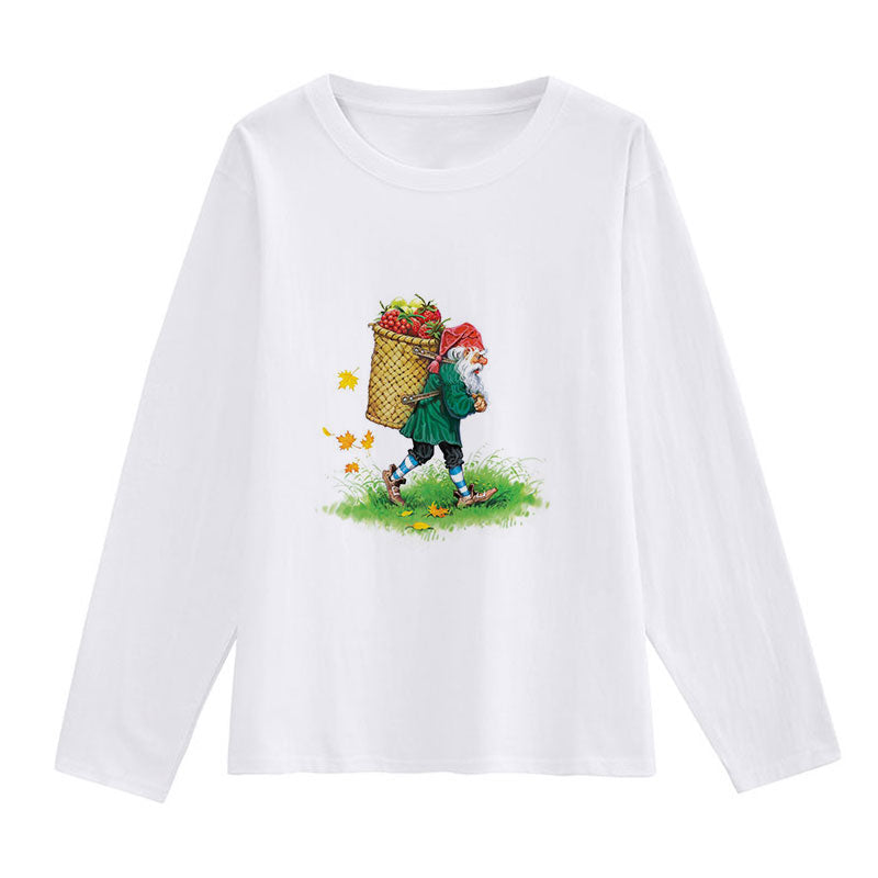 2021 Fashion Christmas White Shirt For Ladies B