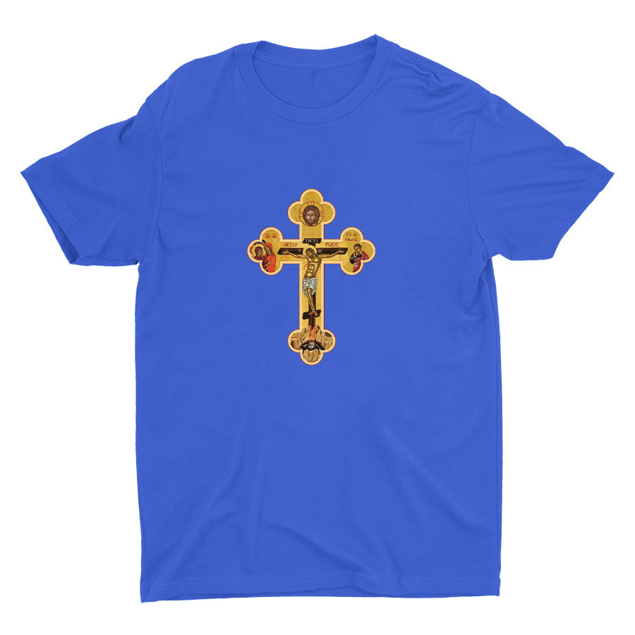 Orthodox Cross Icon Cotton Tee