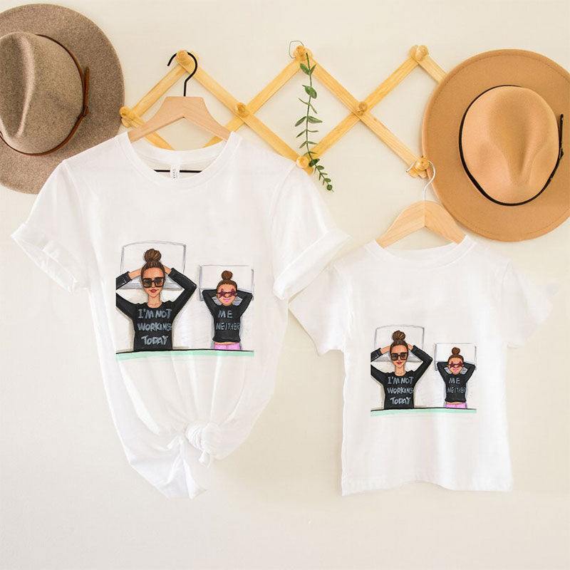 Mommy&Me matching tshirts Q