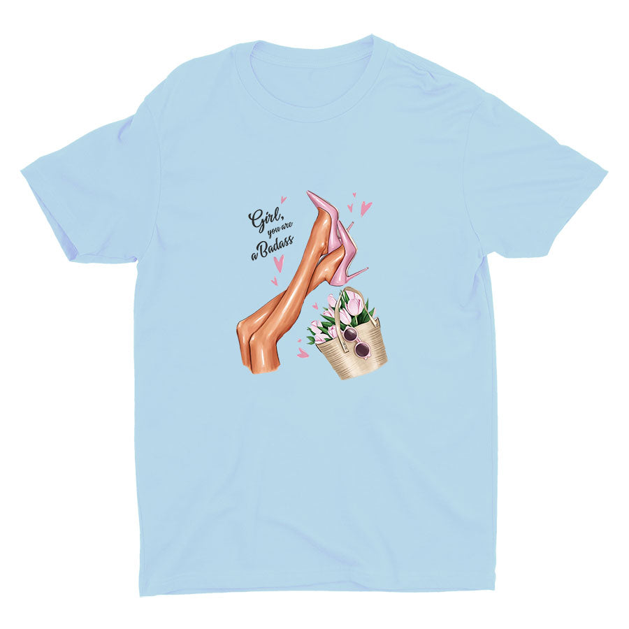 "Girl, You are a Badass" Cotton Tee