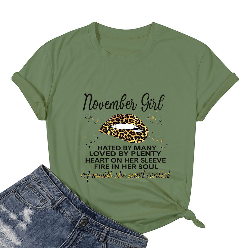 November Girl Cotton Tee