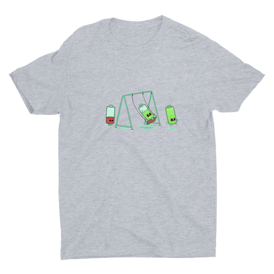 Charging Batteries Cotton Tee