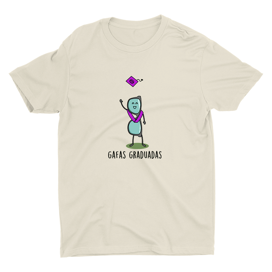 Graduation Of Glasses Cotton Tee