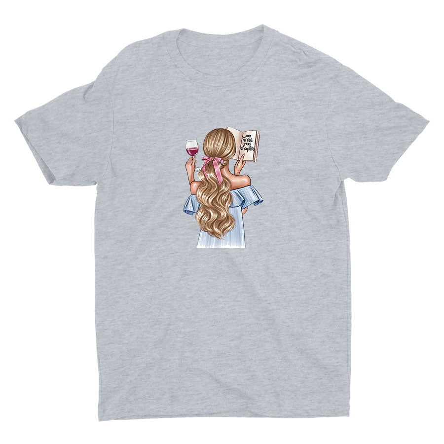 "Just One More Chapter" Cotton Tee