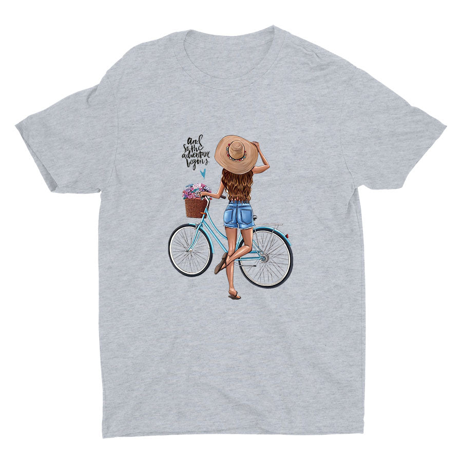 The Adventure Begins Cotton Tee
