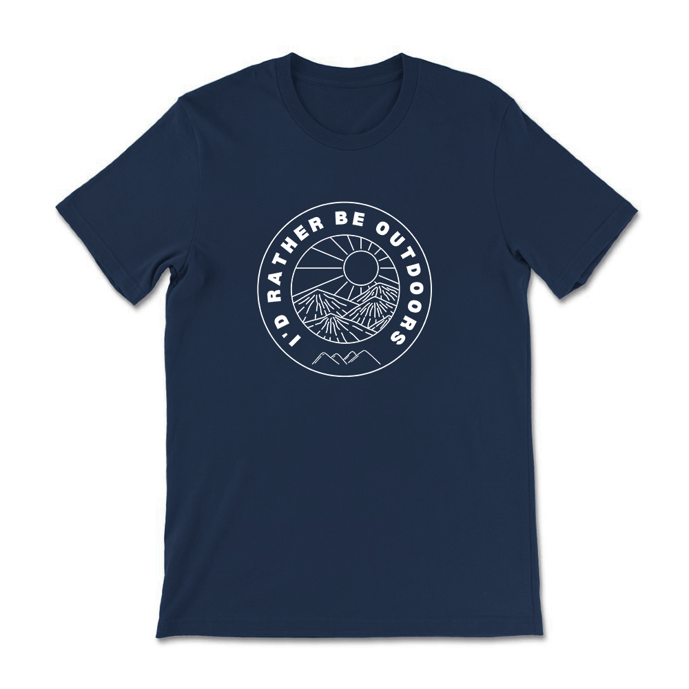 I'd Rather Be Outdoors Cotton Tee
