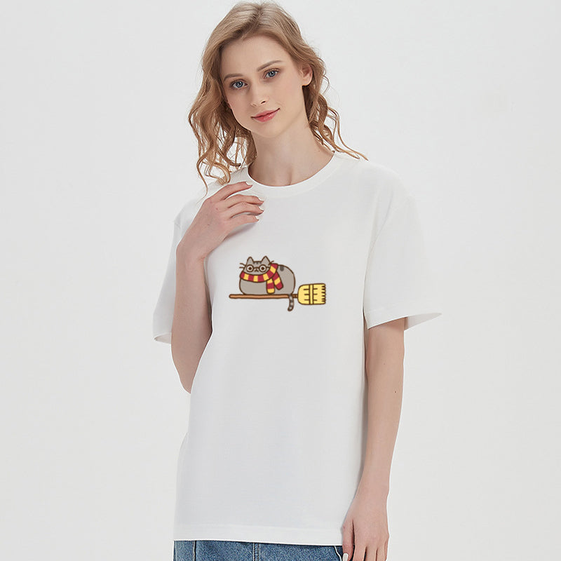What? I'm Just A Flying Cat Cotton Tee