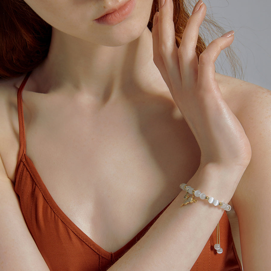 Running Deer Opal Bracelet