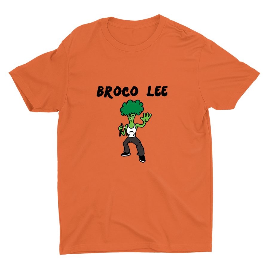Funny "BROCO LEE" Printed Cotton Tee