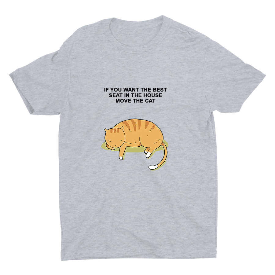 Just Move The Cat Cotton Tee