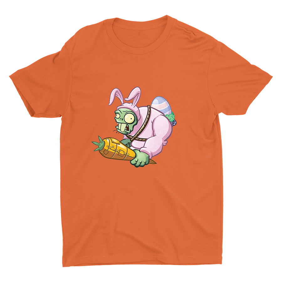 Easter Zombie Printed Cotton Tee