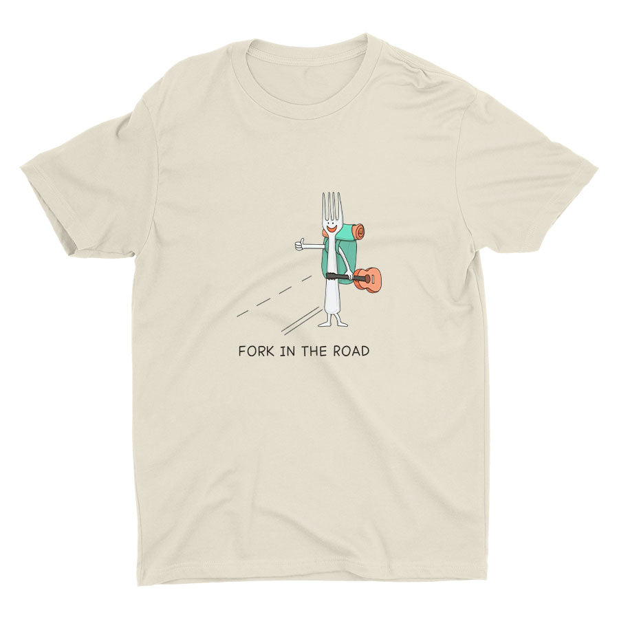One “Fork” In The Road Cotton Tee
