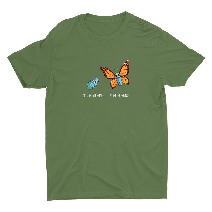 Before And After Sleeping Cotton Tee