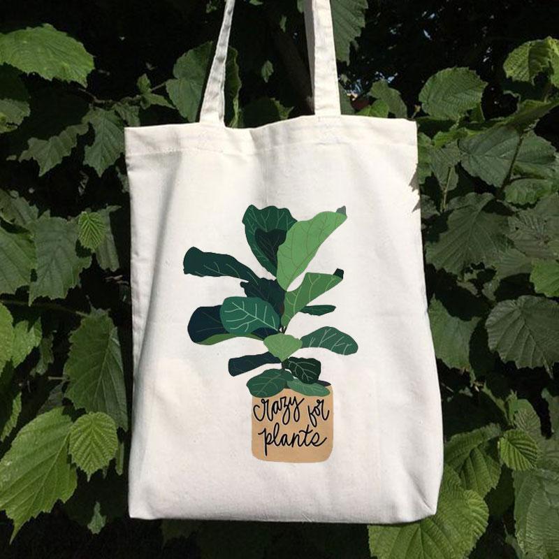 FIDDLE LEAF FIG CANVAS BAG
