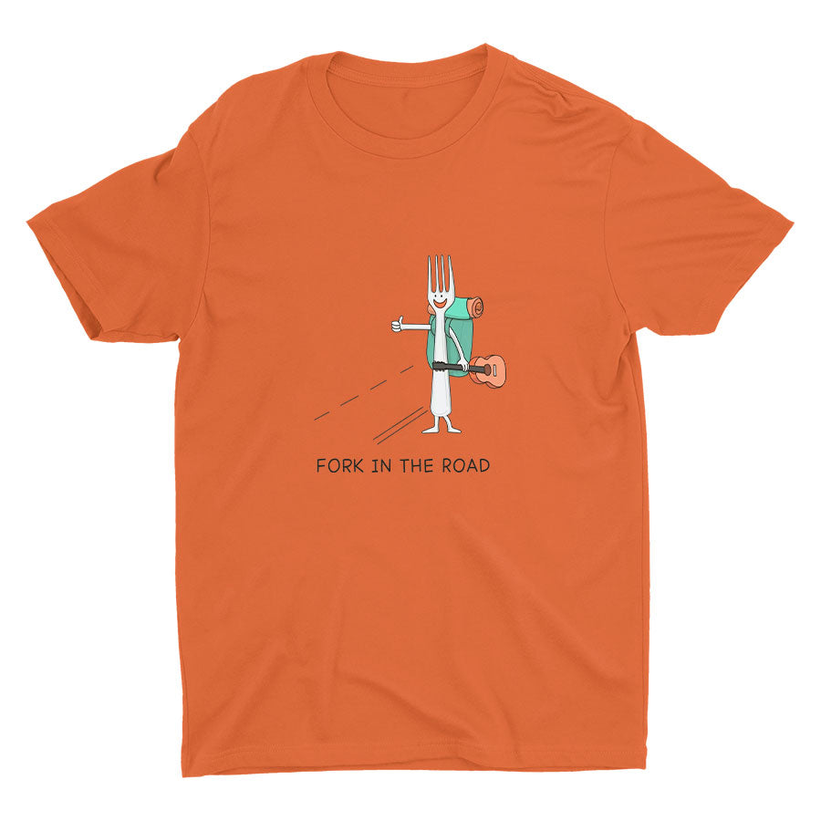 One “Fork” In The Road Cotton Tee