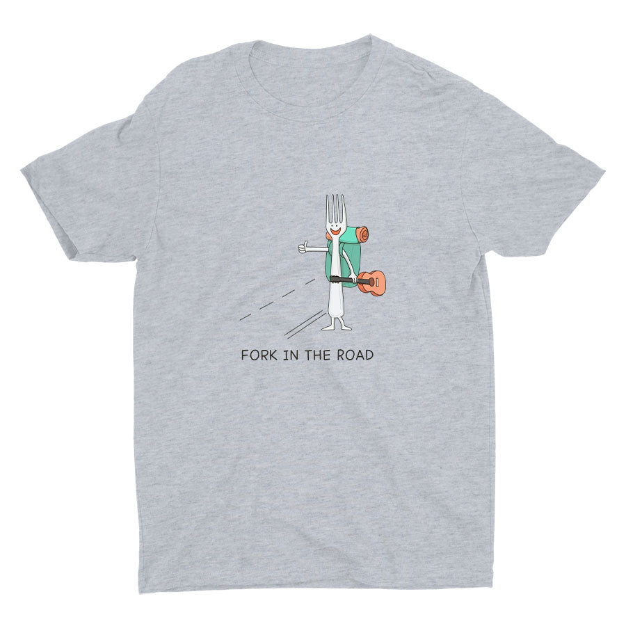 One “Fork” In The Road Cotton Tee