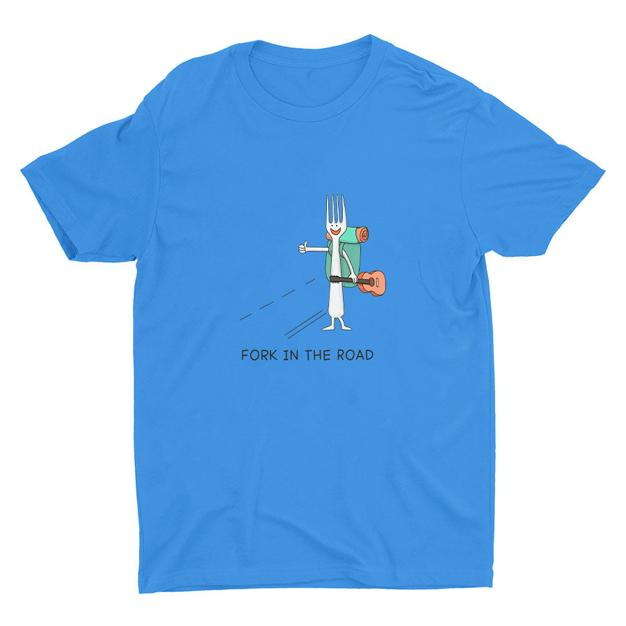 One “Fork” In The Road Cotton Tee