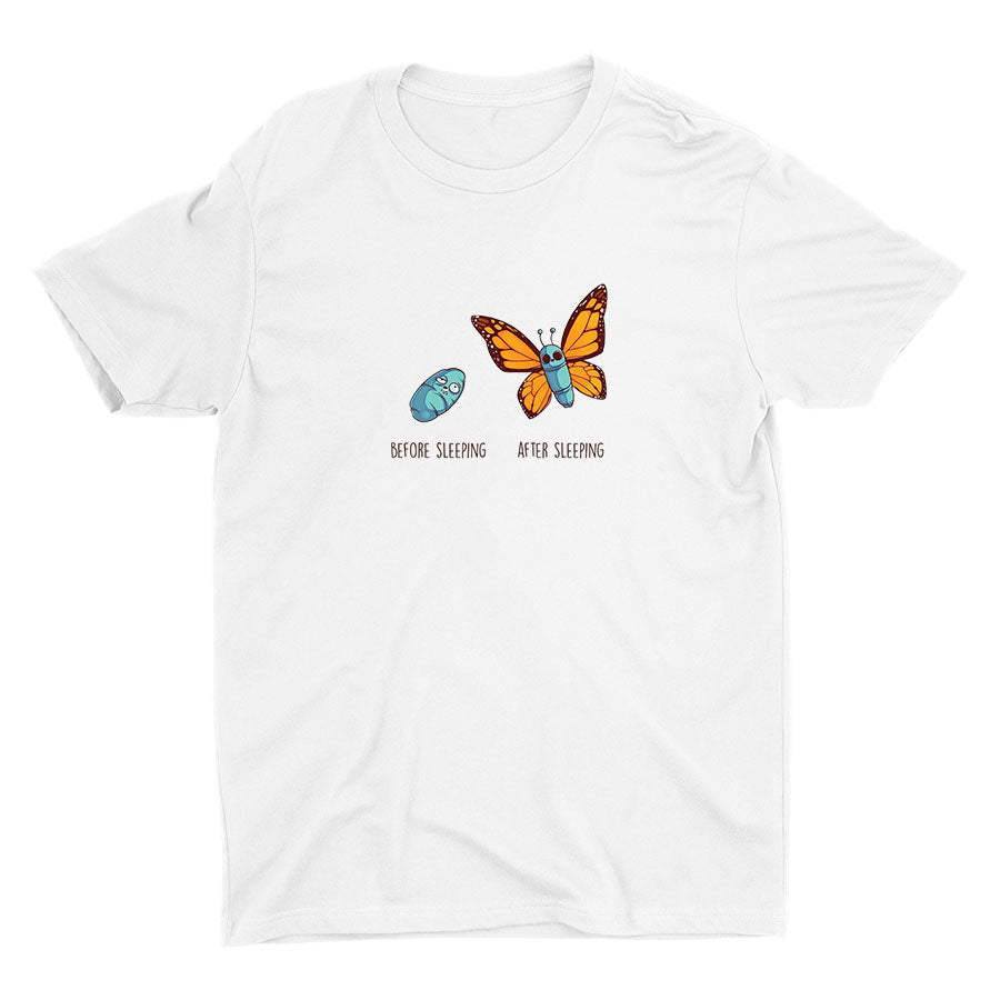 Before And After Sleeping Cotton Tee