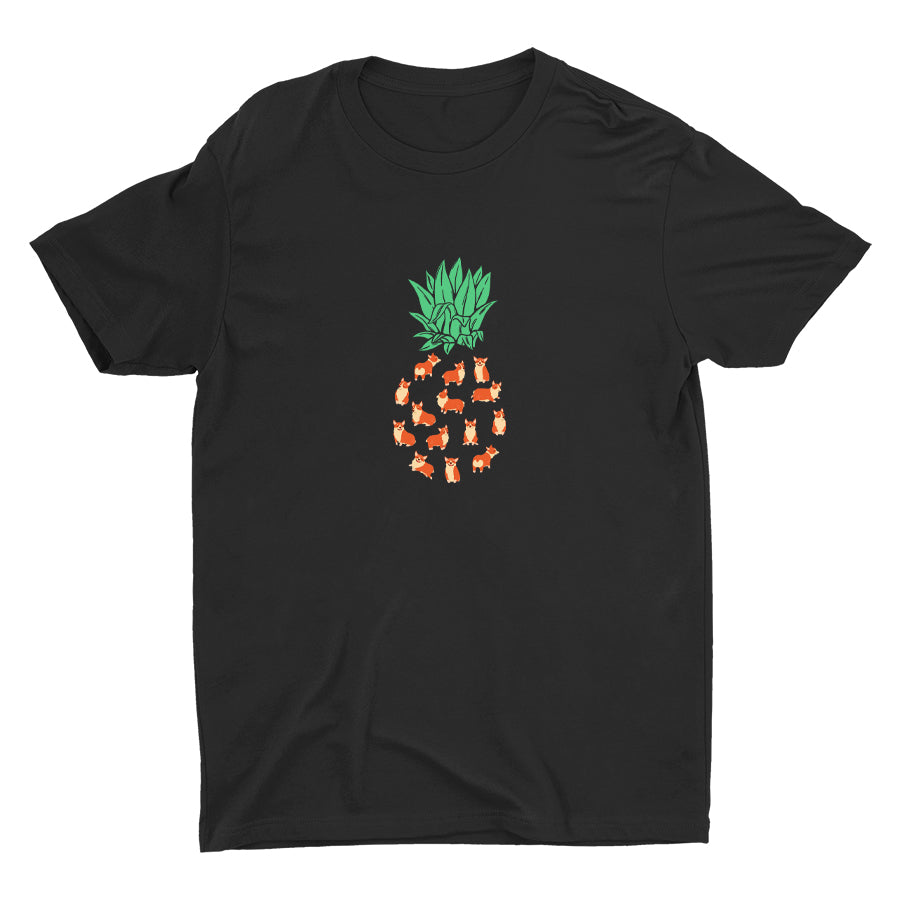 Pineapple Corgi Cotton Tee