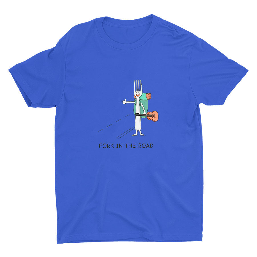 One “Fork” In The Road Cotton Tee