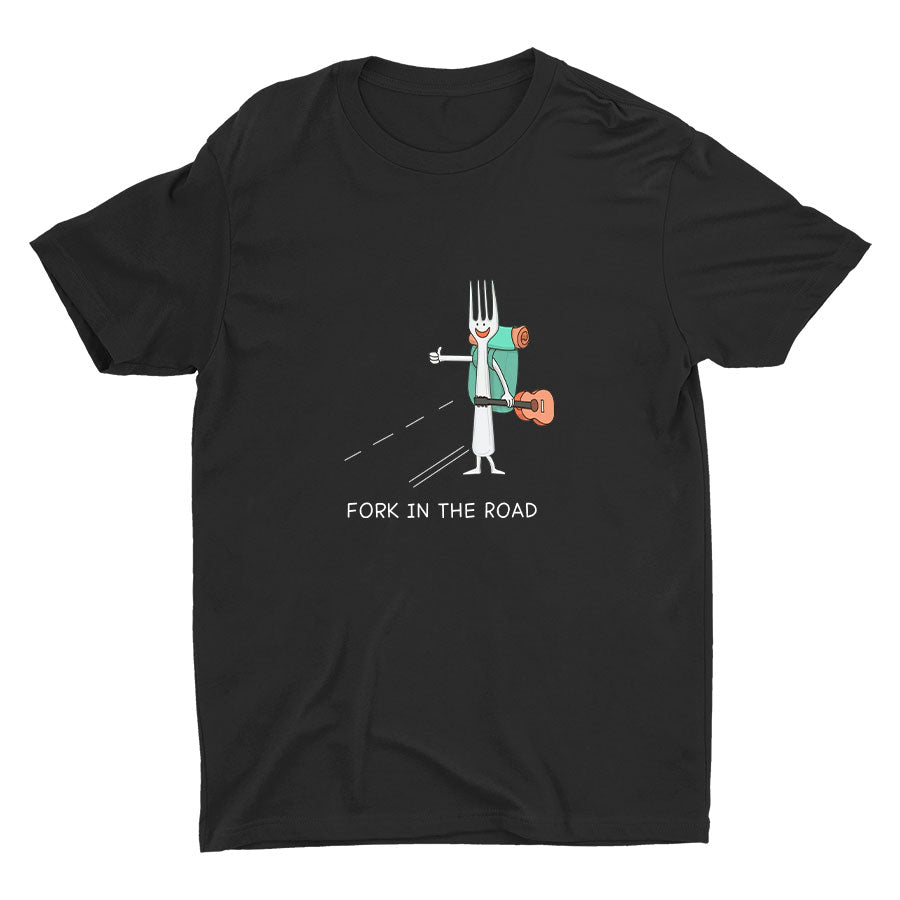 One “Fork” In The Road Cotton Tee