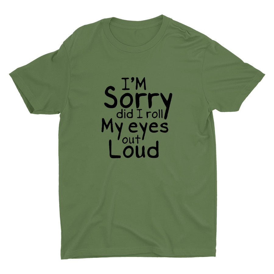 I'm Sorry Printed T-shirt