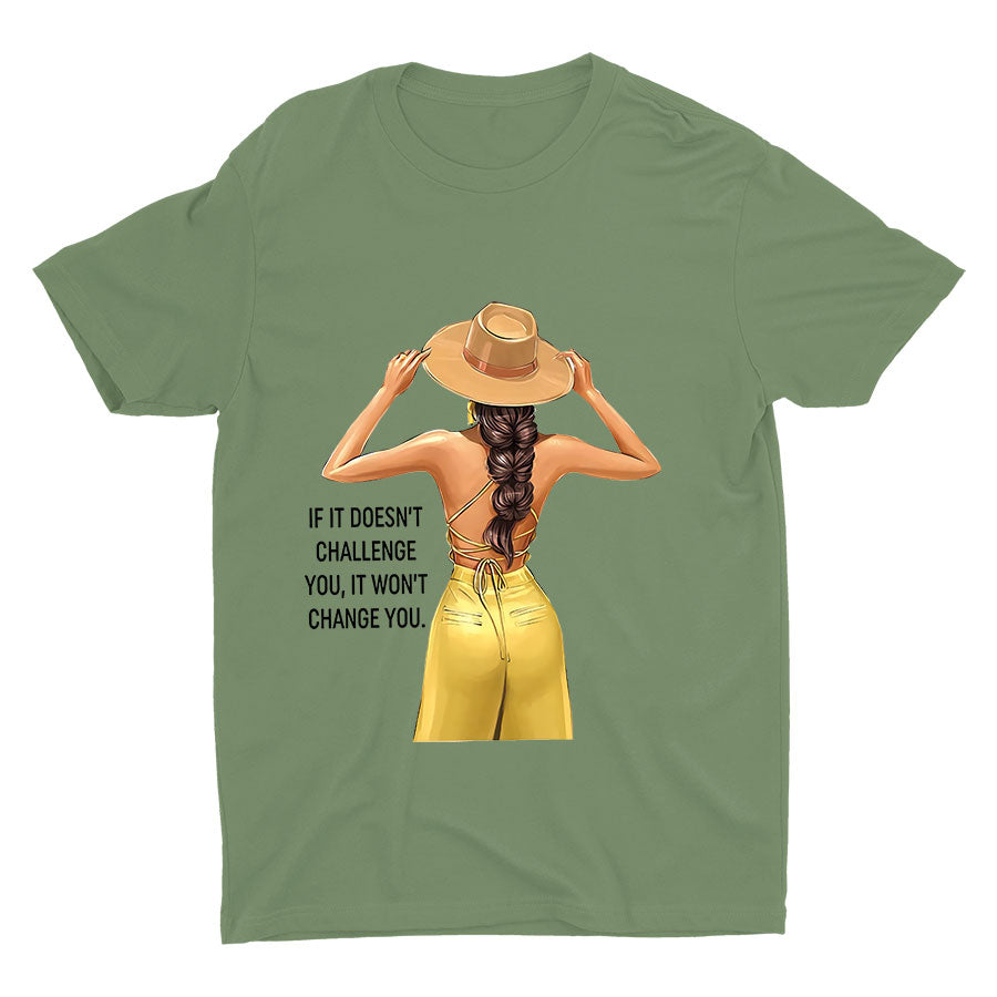 Time To Change Yourself Cotton Tee