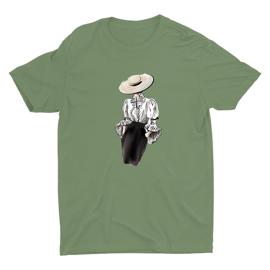 Fashion Illustration Cotton Tee