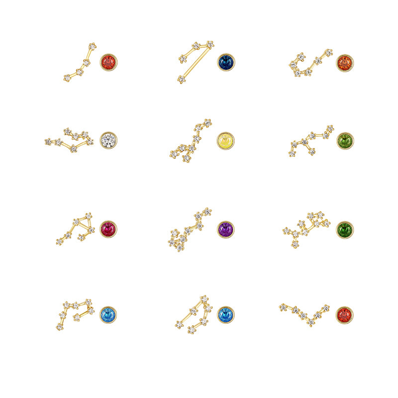 Twelve Constellation Earring