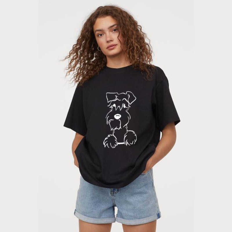 I'm Just A Dog Watching You Cotton Tee