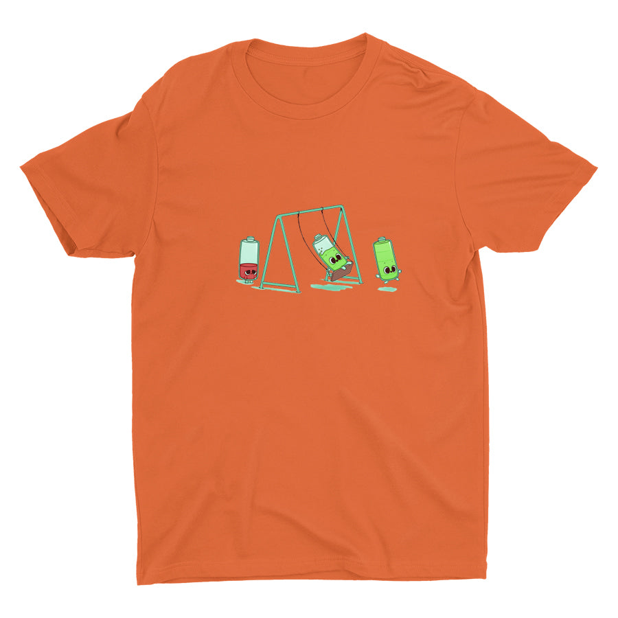 Charging Batteries Cotton Tee