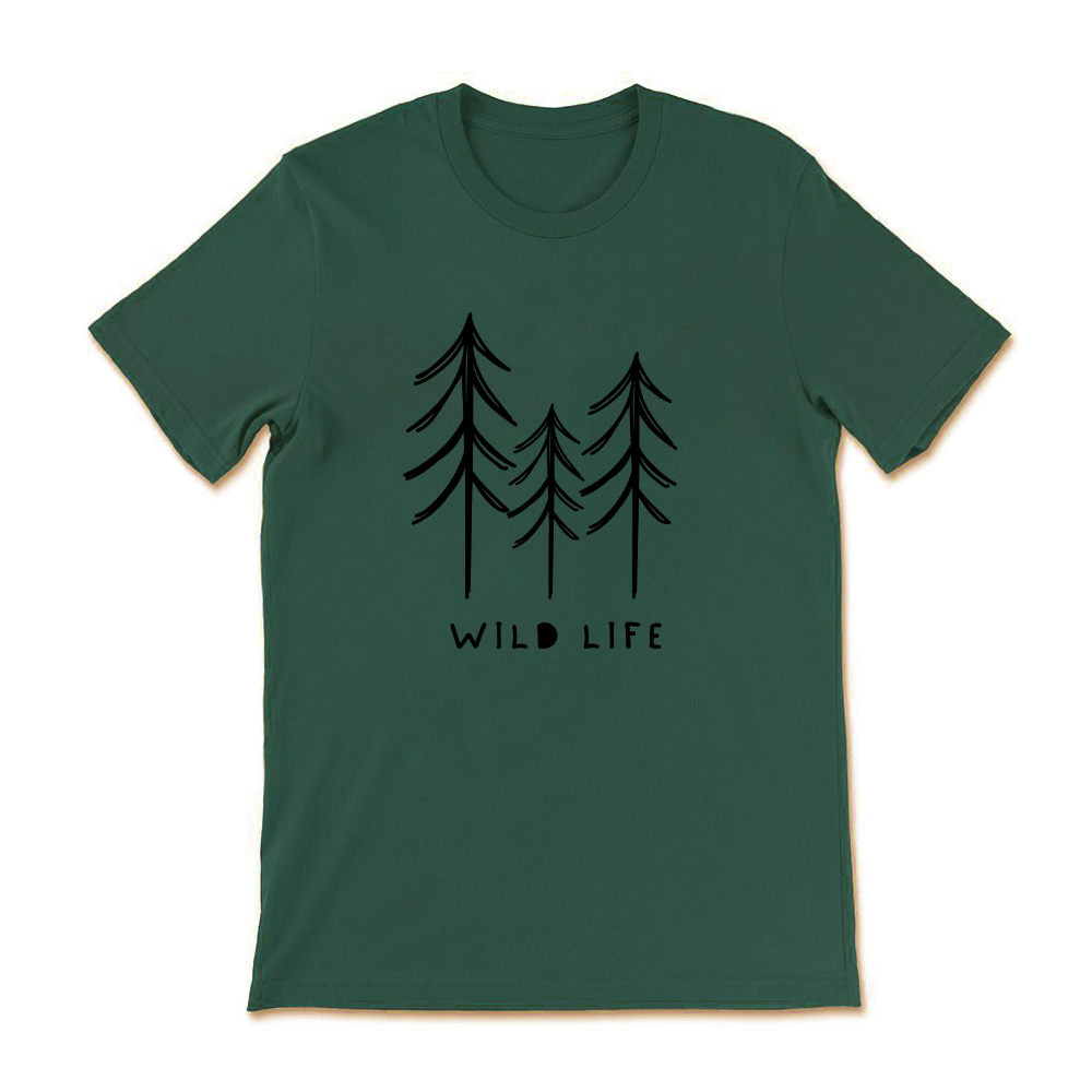 Simple Wild Life Cotton Tee