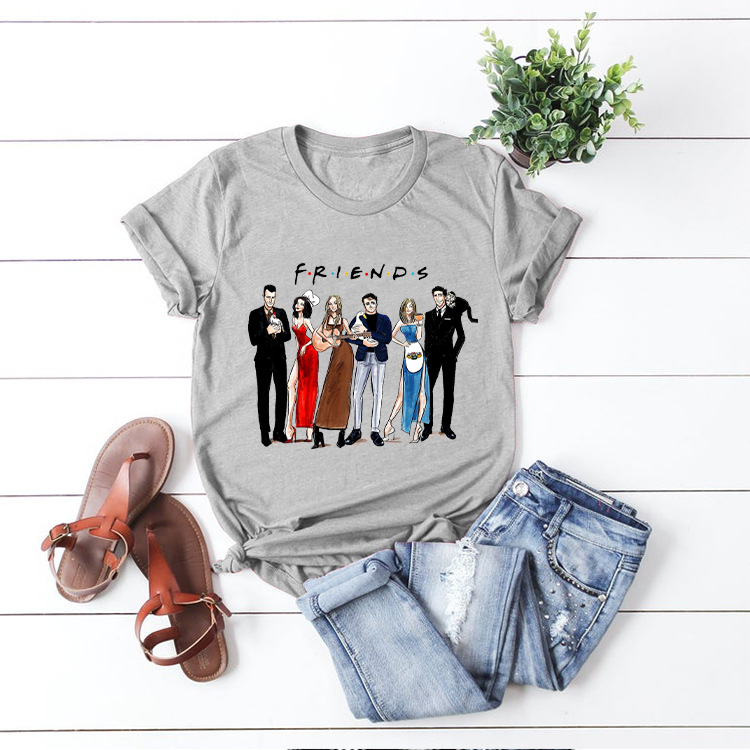 Style B: Cute Multicolor Friends T-shirt