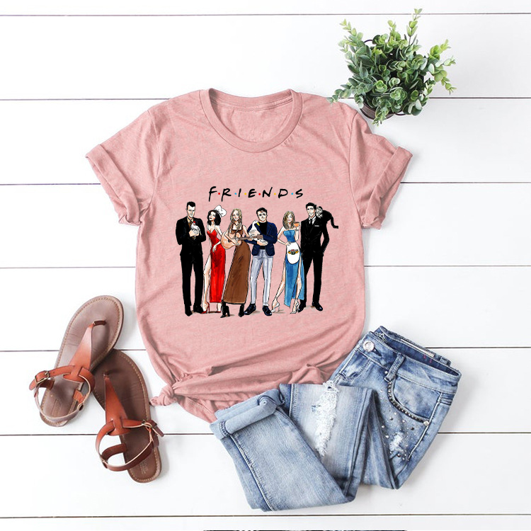 Style B: Cute Multicolor Friends T-shirt