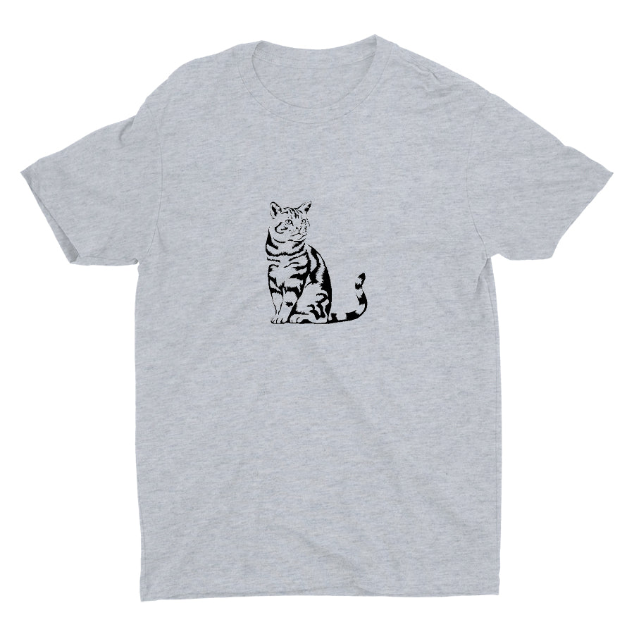 Kitten Sticker Cotton Tee