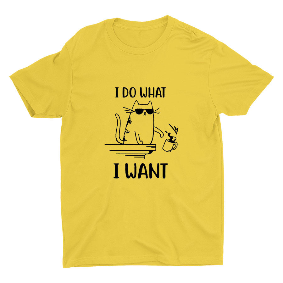 I Do What I Want Cotton Tee
