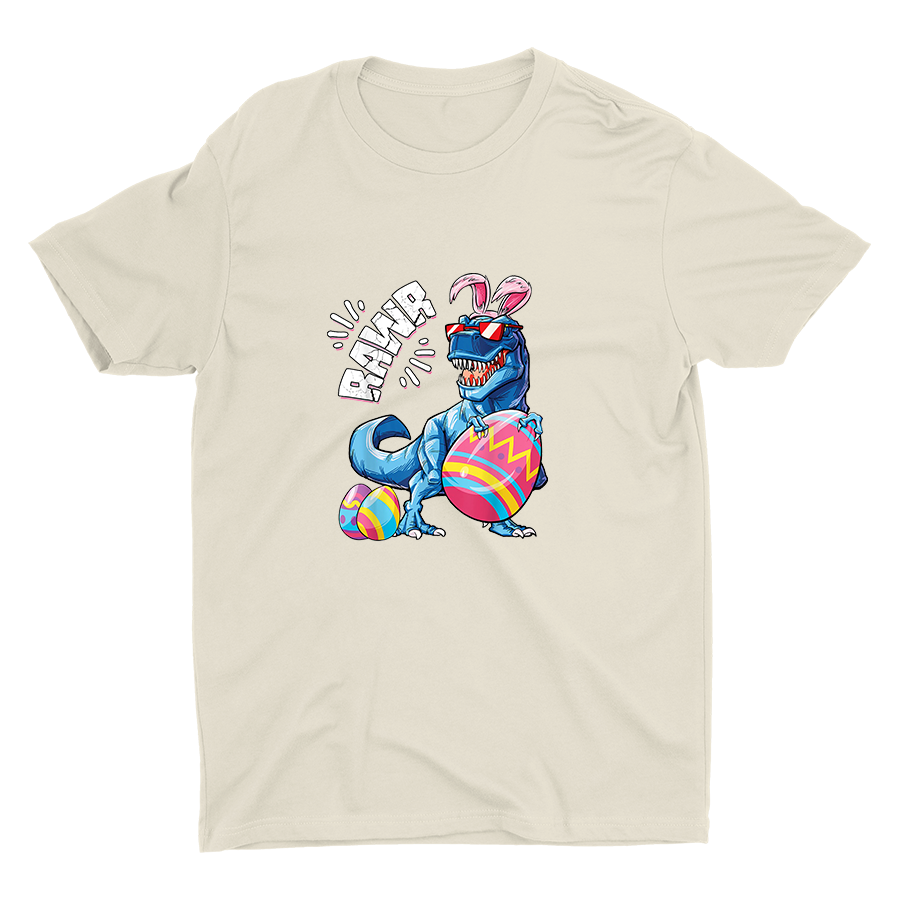 Easter Saurus Ray Cotton Tee