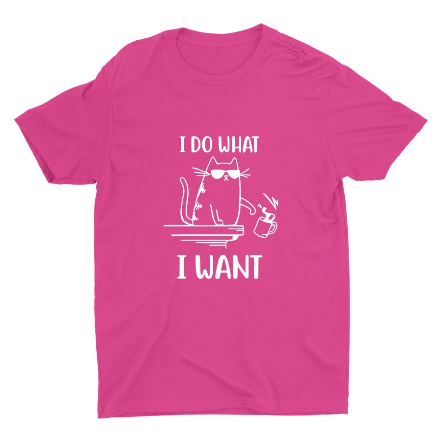 I Do What I Want Cotton Tee