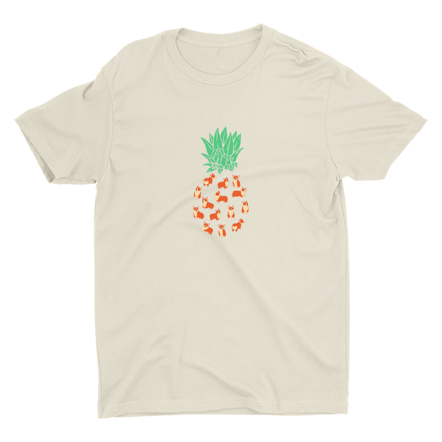 Pineapple Corgi Cotton Tee