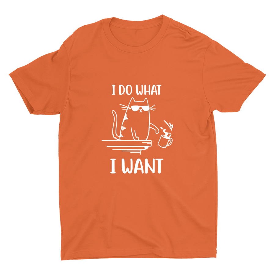 I Do What I Want Cotton Tee