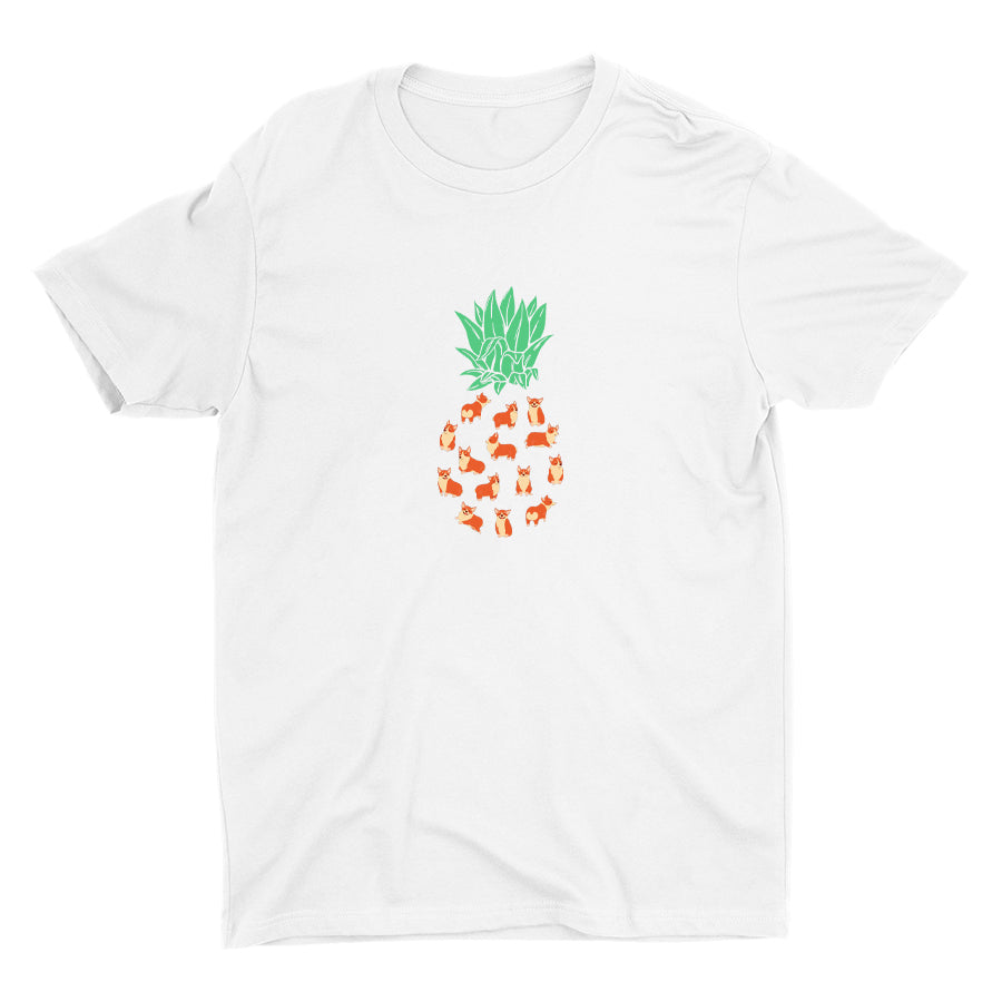 Pineapple Corgi Cotton Tee