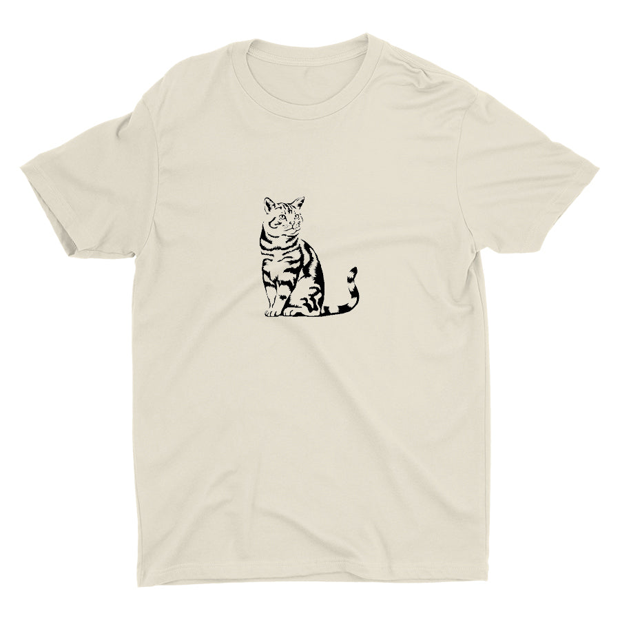 Kitten Sticker Cotton Tee
