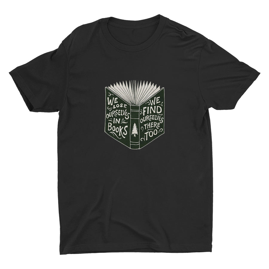 WE FIND OURSELVES IN BOOKS Cotton Tee